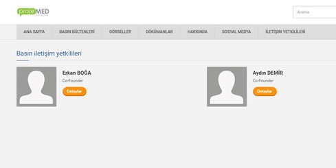 Spokesperson profiles to newsrooms